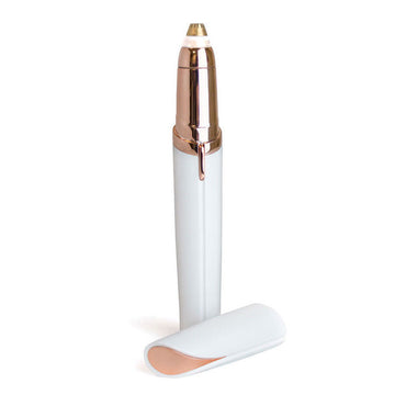 Dermatologist-Approved Eyebrow Trimmer - 18K Carat Gold Plated Head (Battery or USB)