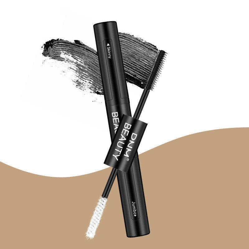 Double Wand Thick & Thin Black Mascara by DNM - High Pigment