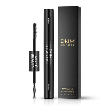 Double Wand Thick & Thin Black Mascara by DNM - High Pigment