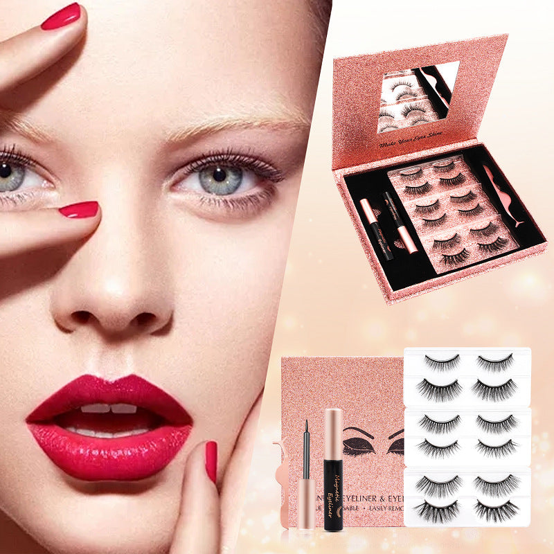 Magnetic Eyelashes with Eyeliner Kits