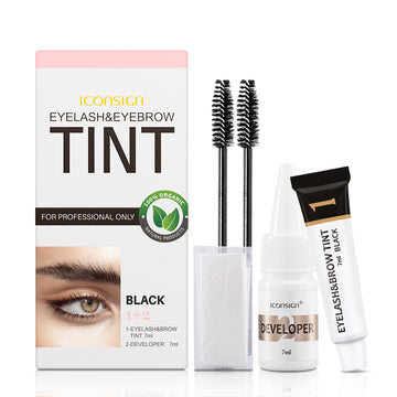 Brow & Lash Dye Tint Kit by Iconsign - High Pigment - Lasts 4 Weeks