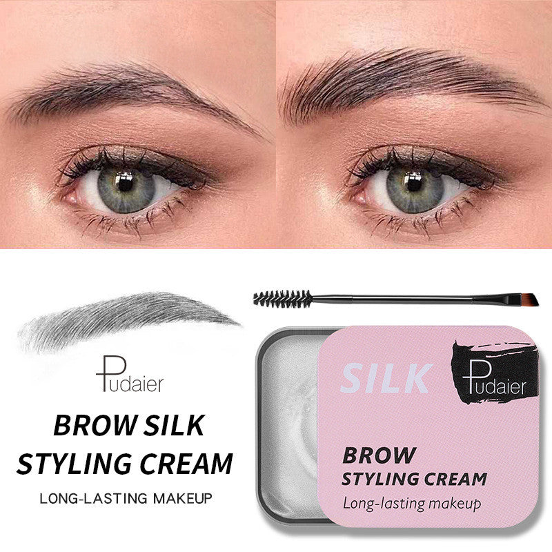 Eyebrow Shape & Fix Soap by Pudaier - With Mini Brush Applicator