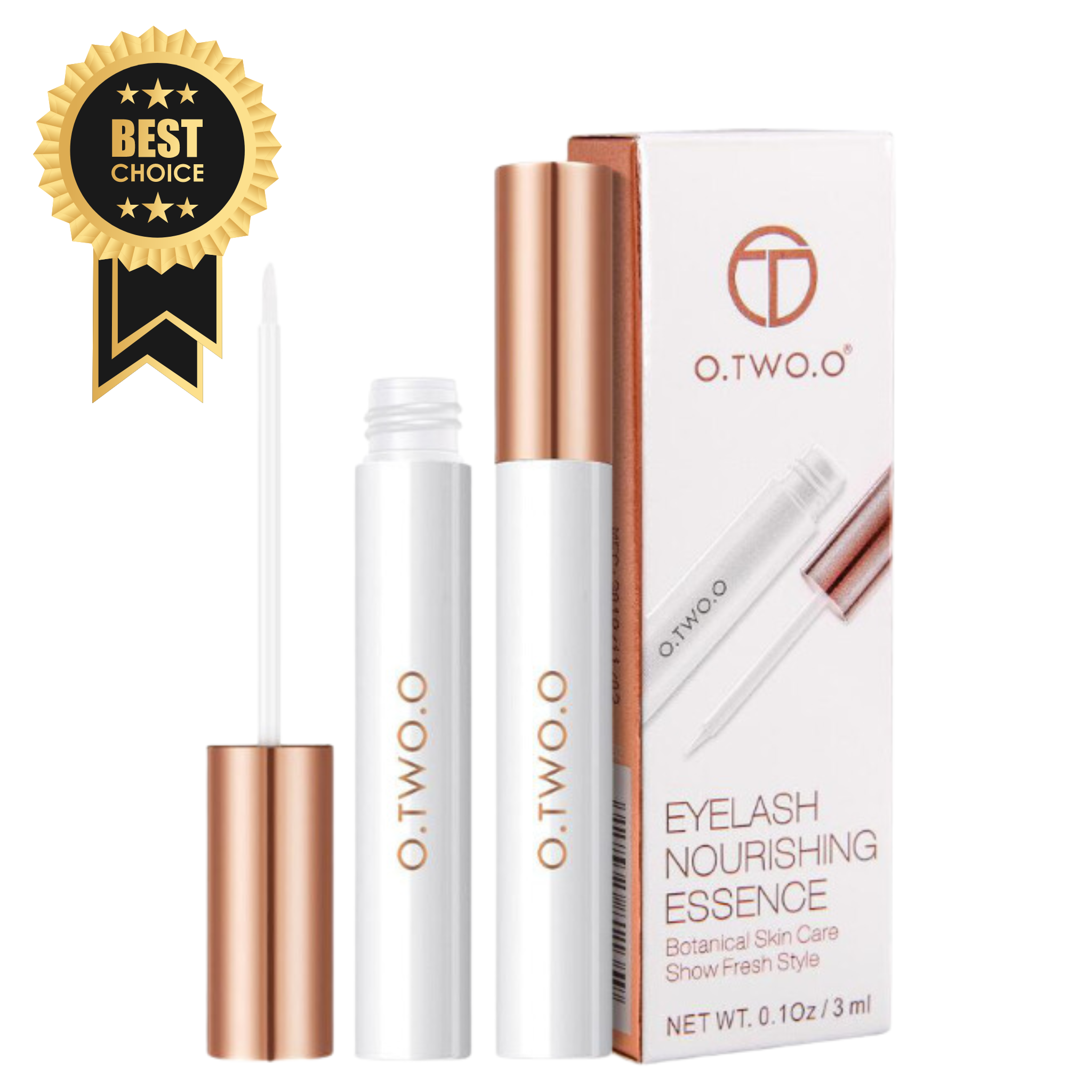 Lash & Brow Growth Serum by O.TWO.O - 1, 2 or 5 Month Supply