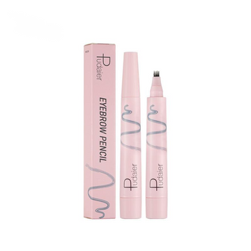 High-Pigmented 24-Hour Lasting Microblading Pen by Pudaier - Waterproof, Precision Perfect, 3 Shades