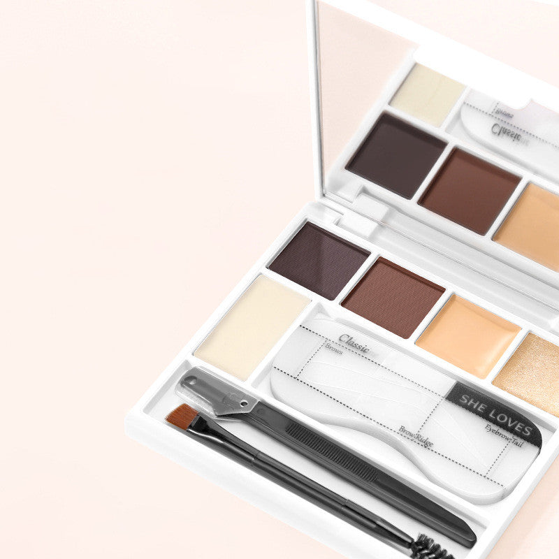 Eyebrow Contour Makeup Kit by She Loves - Brushes Included