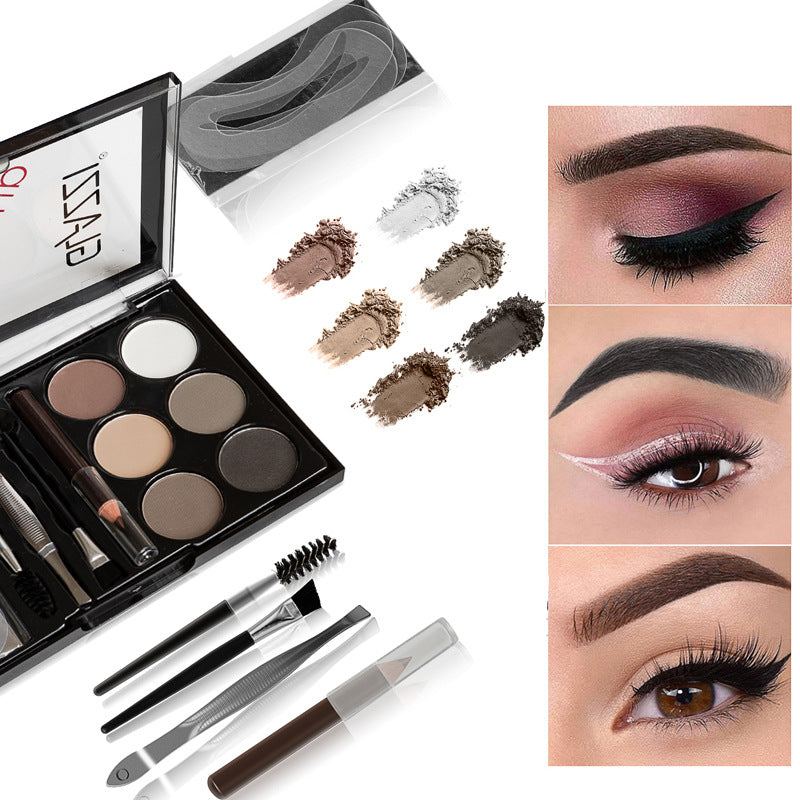 Brow Contour & Colour Makeup Kit - High Pigment Colours