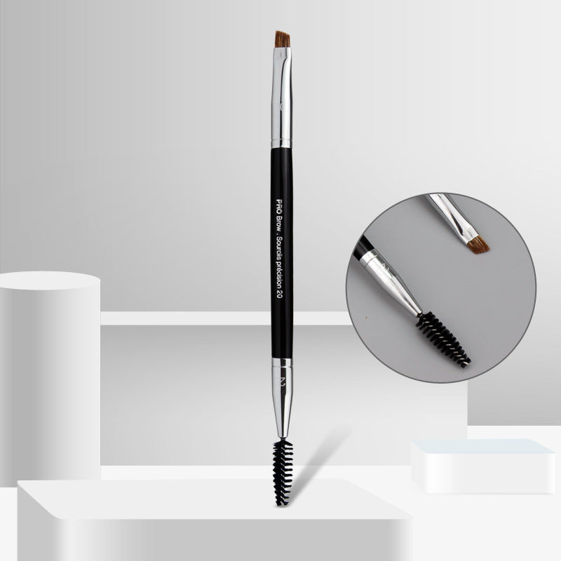 Double-Head Brow Brush for Precision Grooming