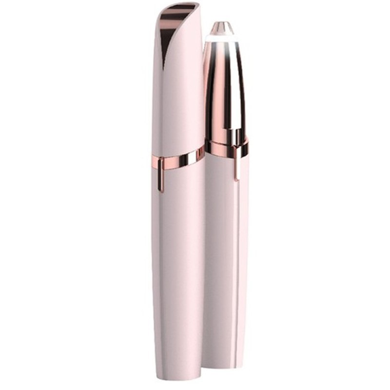 Dermatologist-Approved Eyebrow Trimmer - 18K Carat Gold Plated Head (Battery or USB)