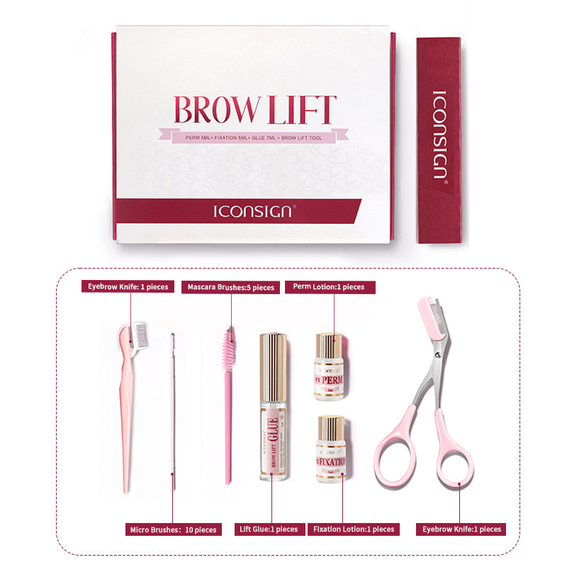 Brow Lift & Lamination Kit by Iconsign -  Upgraded Version - 45-60 Day Hold