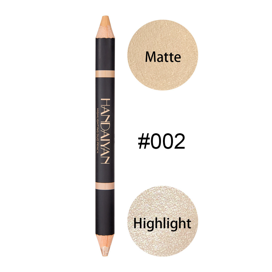 Double-Ended Eyebrow Dual-Purpose Pencil With Sharpener - Illuminate & Define