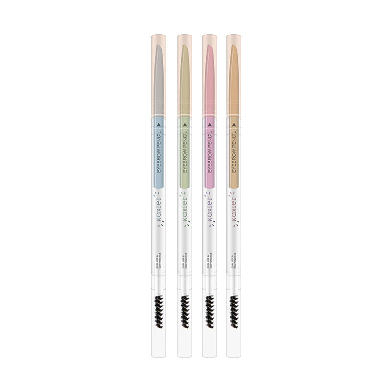 Waterproof Eyebrow Pencil & Brush - Long Lasting - 4 Colour Shades