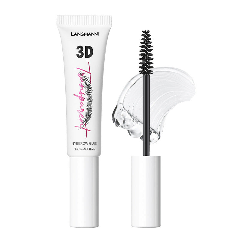 Waterproof Transparent Eyebrow Fixing Gel by Langmanni - 3D Finish