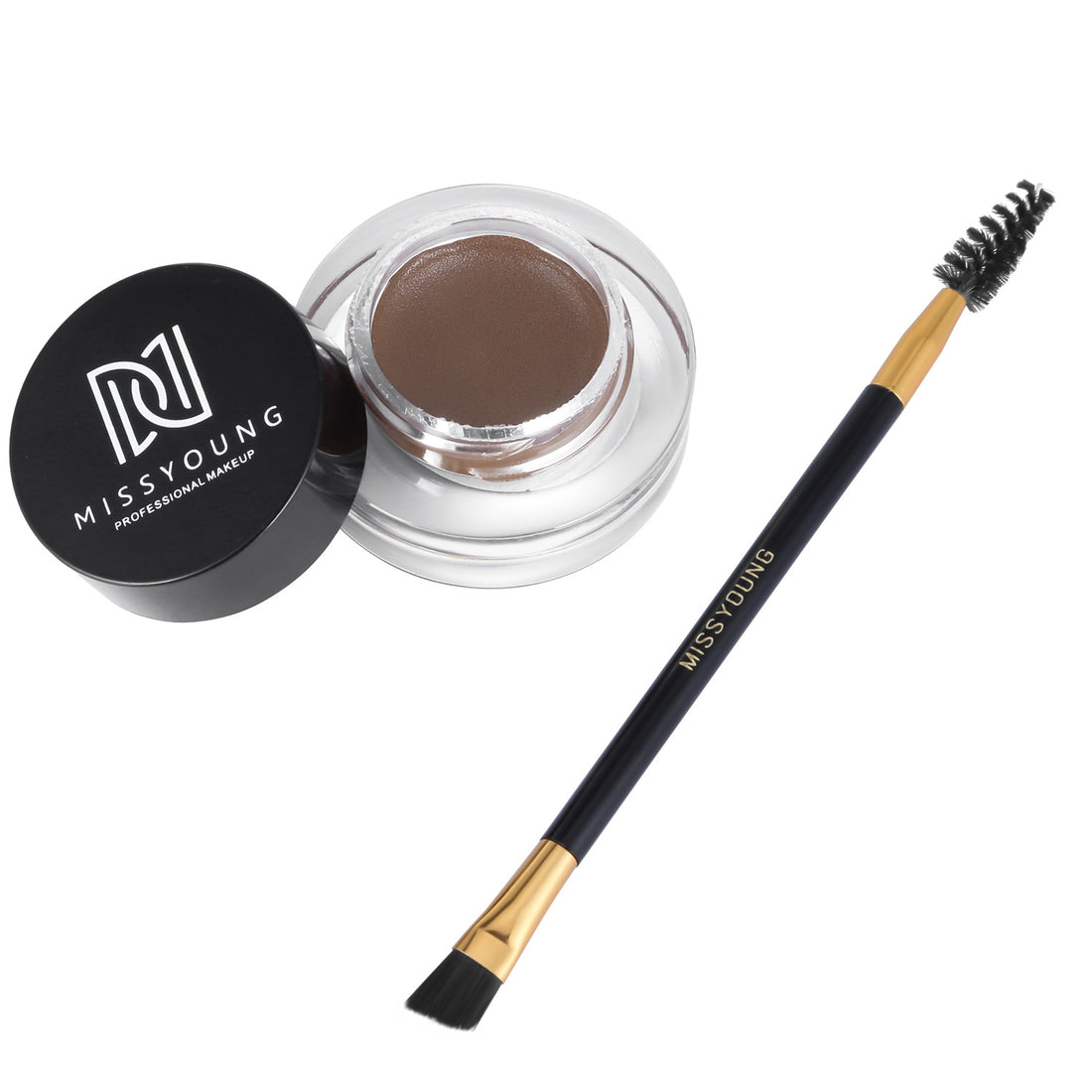 Waterproof Eyebrow Cream & Brush Set